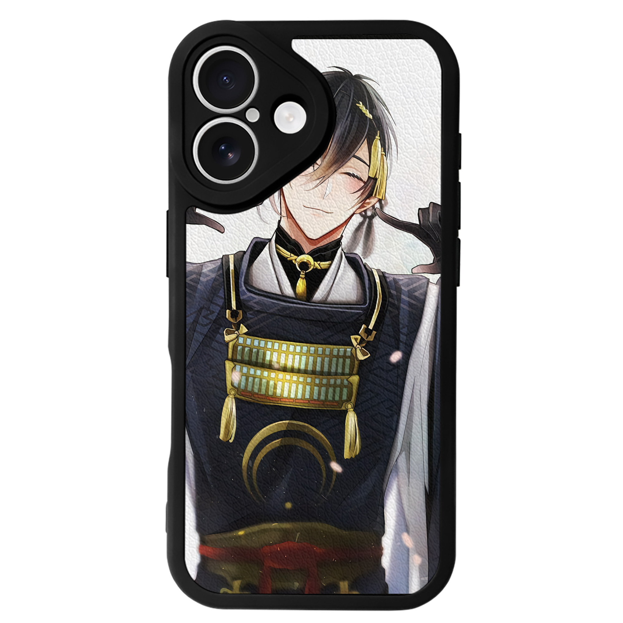 （画像用） 刀剣乱舞 Touken Ranbu 【iPhone 16シリーズ対応】シリコンスマホケース（レザー調） 材質：シリコン